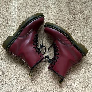 Dr Martens 1460 boots red cherry
